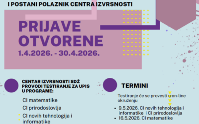 Javni poziv za prijavu na Centar izvrsnosti