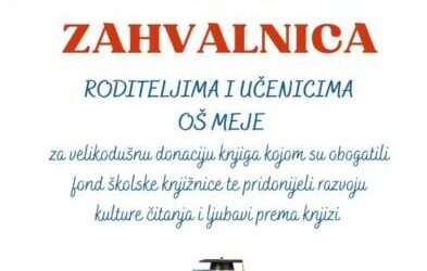 Hvala za svaku darovanu knjigu!